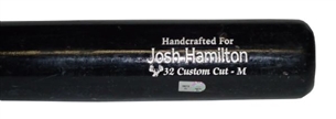 2011 Josh Hamilton Game Used Marucci Custom Cut Bat PSA/DNA GU 9.5